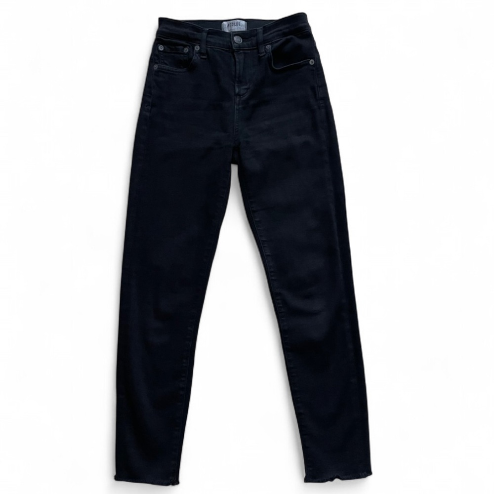 AGOLDE Sophie High Rise Black Skinny Ankle Jean Size 23